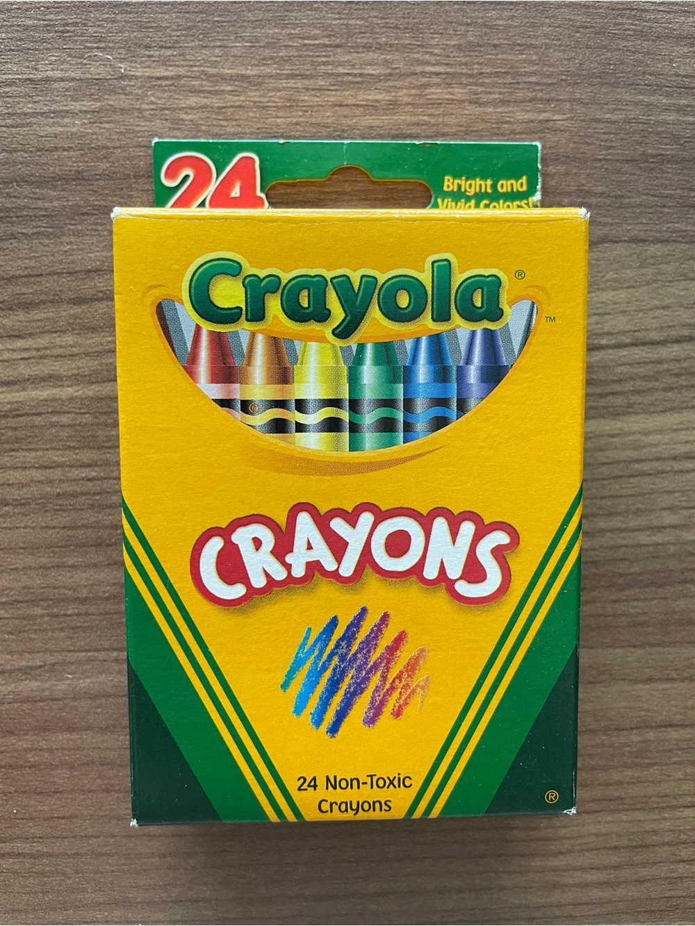 VTG 2002 Crayola 24 Crayon Box Binney & Smith NEW